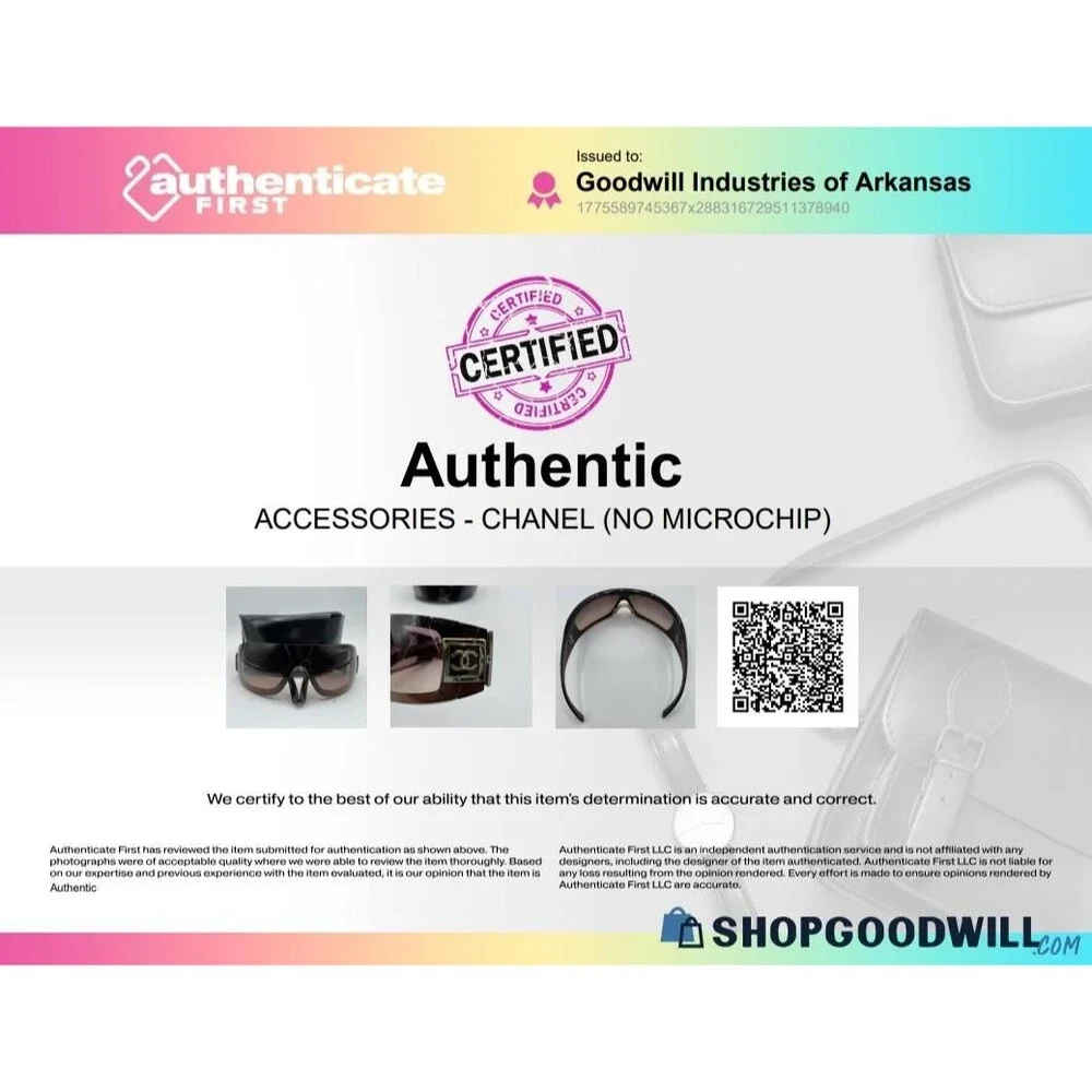 Chanel Shield 5085 Sunglasses Brown Gradient CC Logo Oversized Y2K Designer COA - Picture 16 of 16